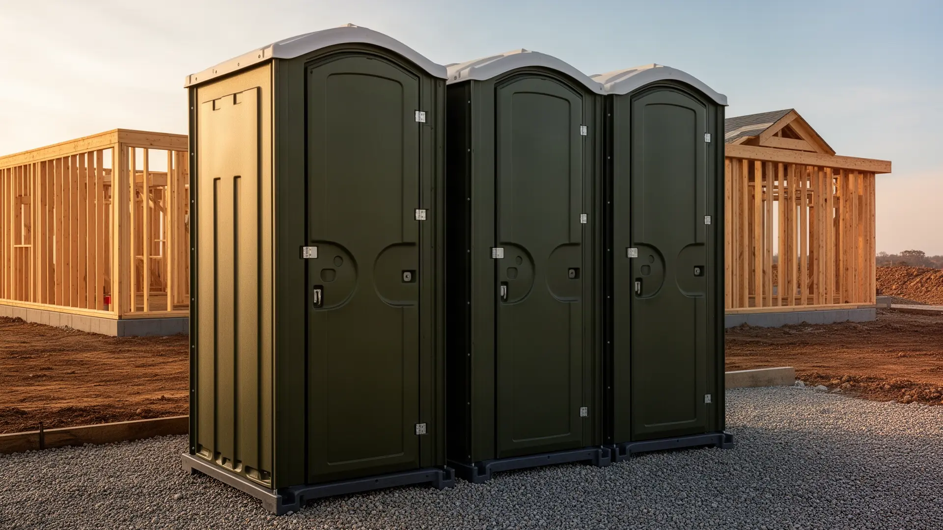 Clean porta potty unit from Swain & Orr Porta Potty Rental in St. Petersburg, FL